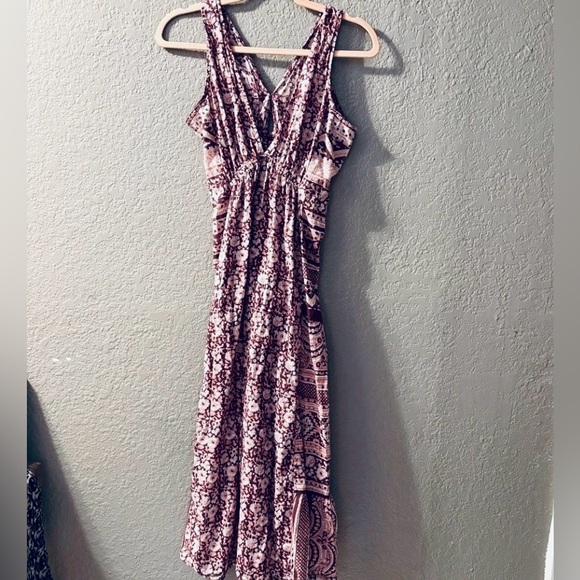 NATURAL LIFE Purple and Pink Bohemian Maxi Dress Size XS - Picture 6 of 15